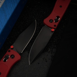 Cuchillo de Camping DIY OEM Más Vendido TREDKNIX BM535 Bugout con Hoja de Acero Inoxidable S30V, Puntas de Proyectil y Mango de Fibra de Vidrio de Nylon con Liberación por Tornillo - Product Image 2