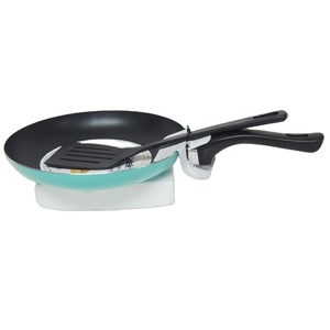 Pococina 20cm-30cm Juego de sartenes de cocina de cerámica y metal con espátula de plástico para uso doméstico y comercial de alimentos - Product Image 1