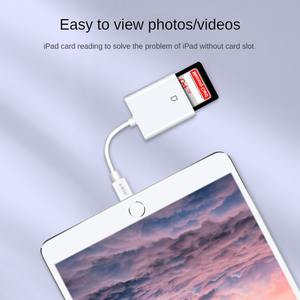 Lector <span class=keywords><strong>de</strong></span> Tarjetas SD Tipo-C D500 y Cable OTG para Cámara, Unidad USB Externa sin Controladores, Convertidor <span class=keywords><strong>de</strong></span> Tarjetas <span class=keywords><strong>de</strong></span> Memoria para Teléfono Móvil, Plug-and-Play - Product Image 2