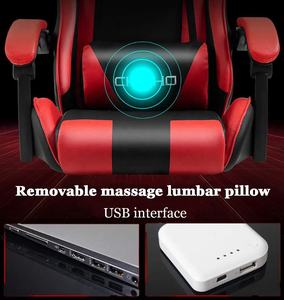 <span class=keywords><strong>Chaho</strong></span> Silla de juegos más barata Precio Led Juego <span class=keywords><strong>Sillas</strong></span> de computadora Rgb Luz Masaje Gamer Silla de juegos con reposapiés y masaje - Product Image 4