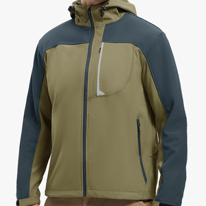 Veste Softshell Homme Coupe-Vent Imperméable Respirante Légère Col Montant Hiver Chaud Randonnée Extérieur Soldes Dernière Mode - Product Image 1