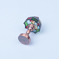 Nouveau 1:12 maison de poupée Miniature rétro verre lampe Table ornement bricolage Mini maison de poupée accessoires Style Mini jouet pour jouet