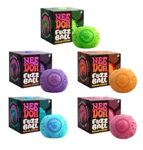 6.5CM Needoh Flower Fuzz <b>Ball</b> <b>Squeeze</b> Toys Soft Squishy Office Anxiety Stress Relief Sensory Toys Quick Rebound Fidget Toys - Product Image 1