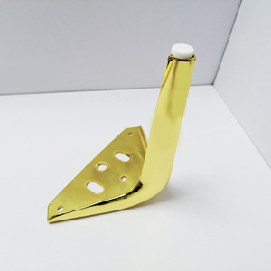 Curved <b>Sofa</b> Legs <b>Gold</b> Plated Zinc Alloy Heavy Duty Modern Living Room Furniture Support - Product Image 4
