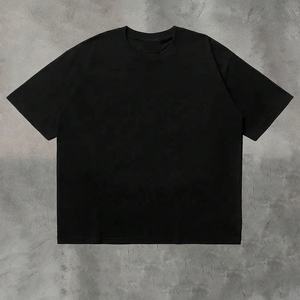 Camisetas al por mayor de alta calidad con cuello redondo, camisetas extragrandes con estampados gráficos de diamantes de imitación personalizados, camisetas casuales de corte holgado para hombre - Product Image 2