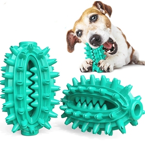 De goma <span class=keywords><strong>para</strong></span> Bola de limpieza de los dientes a la elasticidad TPR suave <span class=keywords><strong>perro</strong></span> juguetes <span class=keywords><strong>perro</strong></span> cepillo de dientes juguete palo Cactus forma - Product Image 3
