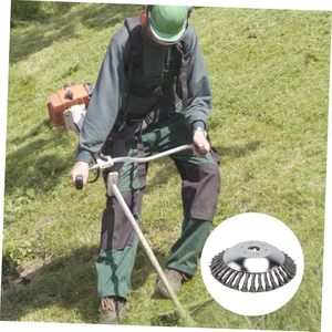 Premium 1 Set ruota a 8 fili per diserbo testa tagliaerba accessori filo ruota spazzola erba per attrezzi da giardino - Product Image 1