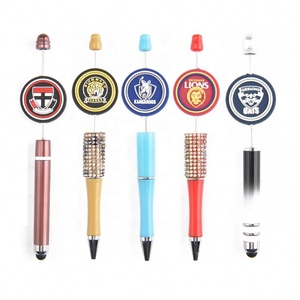 2025 New Focal <b>Beads</b> Pen Making Custom Colour Australia Football Team Silicone <b>Beads</b> <b>Glass</b> <b>Crystal</b> Loose <b>Beads</b> Decoration - Product Image 2