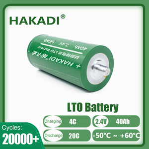 Stock UE HAKADI 40AH LTO 30000 Ciclos Celdas LTO 40ah Grado A Tasa de Descarga 10C Carga Rápida 5 Minutos Audio para Coche Energía para el Hogar - Product Image 2