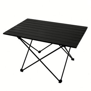 Table et chaises pliantes modernes ZS99 en alliage d'aluminium pour l'extérieur, portables, durables, pour camping et pique-niques, avec sac de transport - Product Image 2