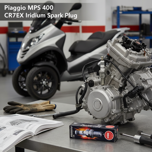 Piaggio MP3 400 CR7EX Iridium Spark <b>Plug</b> 2007+ Model Made in TR - Product Image 3
