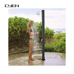 Douche solaire de jardin CYEN de haute qualité, 20L, en PVC noir, pour <span class=keywords><strong>piscine</strong></span> et jardin, douche de jardin noire - Product Image 6