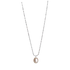 Collar de Plata de Ley S925 con Cielo Estrellado para Mujer, con Perla Natural de Agua Dulce, Cadena de Clavícula Ajustable, Simple y Tentadora - Product Image 5