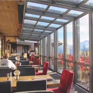 Andexin <span class=keywords><strong>Solarium</strong></span> Quatre Saisons Aluminium Solaires Maisons en verre Jardin Verre Véranda Maisons en aluminium - Product Image 5