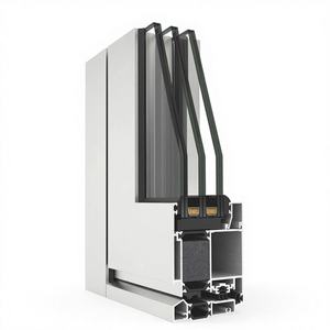 Perfiles de Puerta de Aleación de Aluminio Cortizo 80 con Rotura de Puente Térmico, Doble/Triple Acristalamiento, Estándar Europeo - Product Image 1