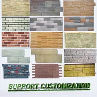 Paneles de pared artificiales de poliuretano, piedra cultivada, paneles de piedra sintética para decoración del hogar