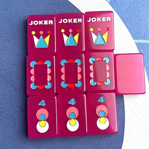 Ensemble de Mahjong américain de luxe, tuiles de Mahjong en acrylique de qualité supérieure, emballage personnalisé, fabricant OEM ODM, vente en gros - Product Image 1