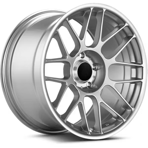 Rines Forjados 5x114.3 de 2 Piezas de 17-26 Pulgadas en Negro y Morado, Rines de Aleación Cóncavos Profundos para BMW M2 M5 Tesla Model 3 - Product Image 4
