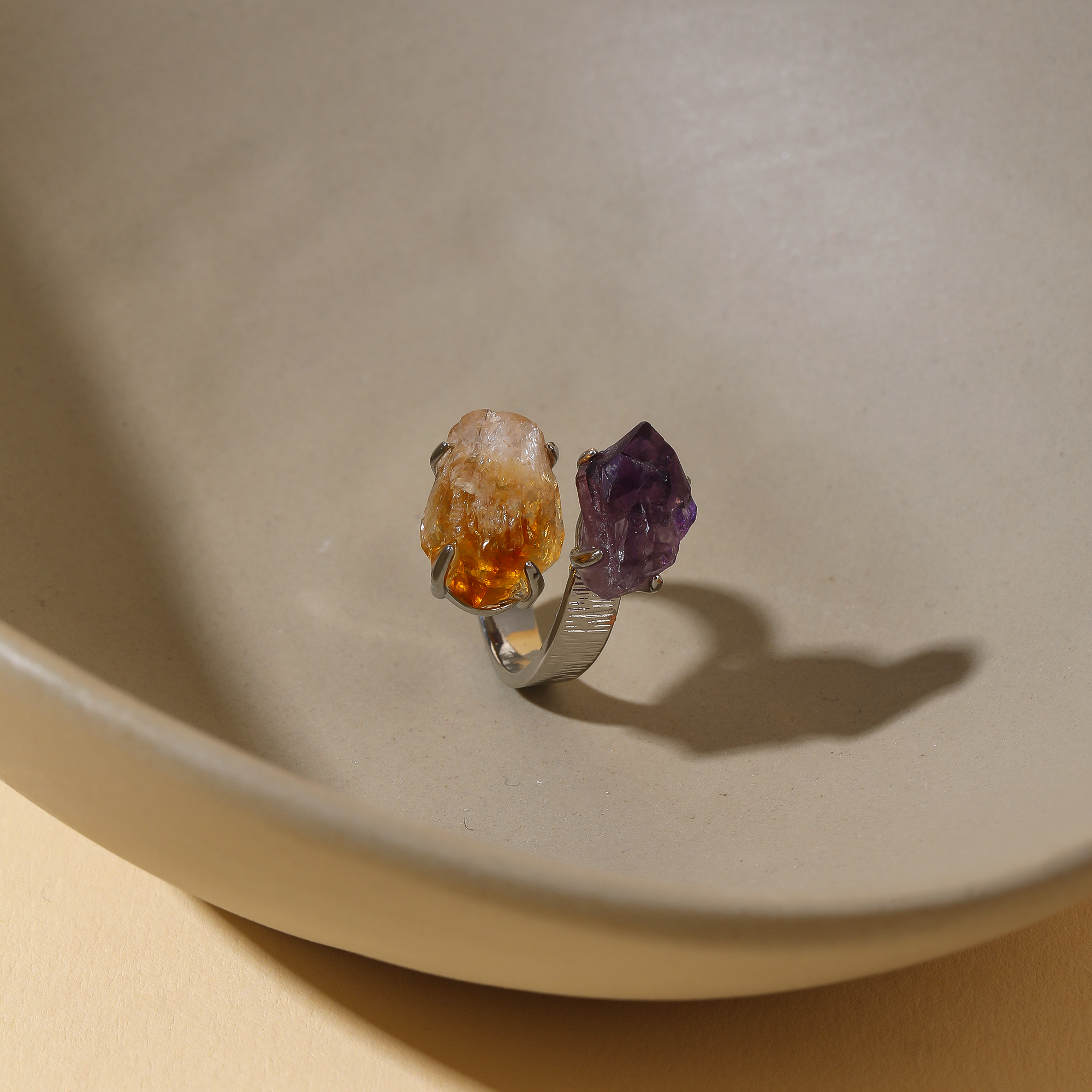 Améthyste et Citrine