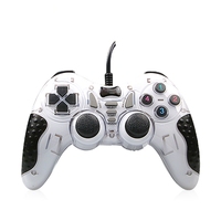 Manette de jeu filaire USB pour ordinateur, contrôleur PC, jeux d'arcade, joystick King of Fighters avec vibration