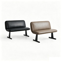 Canapé deux places au design moderne et minimaliste en cuir pour salon et appartement – Vente en gros directe usine, personnalisable