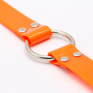 Hoge kwaliteit verstelbare waterdichte halsband met O-ring voor katten- en hondenhalsbanden, gemaakt van TPU-webbing materiaal, geschikt voor buitenwandelingen - Product Image 3