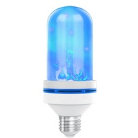 Ampoule LED effet flamme avec lumière du jour 6000K, 4 niveaux de luminosité, matériau ABS pour la décoration de Noël et des fêtes