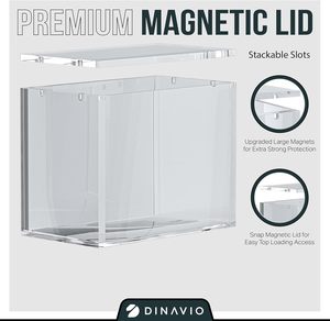 מארז תצוגה אקרילי לקופסאות בוסטר של PKMN, ניתן לערום, אקריליק עבה במיוחד עם מגנטים חזקים - Product Image 4