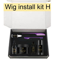 Kit d'outils d'extension de cheveux professionnel 7 articles Dieu estampage boîtes perruque installer pour perruque dentelle produits d'extension de cheveux de haute qualité