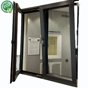 Custom Aluminum <b>Windows</b> And Doors Energy Saving Low E Glass Casement <b>Window</b> With Low-e Glass <b>For</b> Residential - Product Image 4