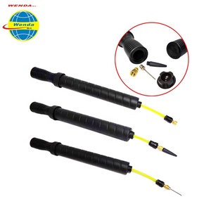 Portable Double <span class=keywords><strong>Action</strong></span> <span class=keywords><strong>Vélo</strong></span> Main <span class=keywords><strong>Pompe</strong></span> <span class=keywords><strong>À</strong></span> Air 12Bar Haute Pression Mini Gonfleur Avec Tuyau pour Football Basketball - Product Image 1
