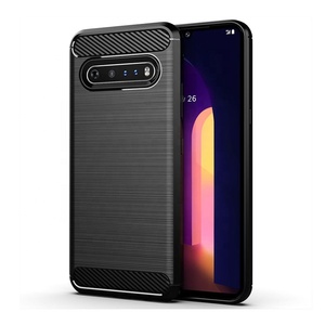 Чехол из ТПУ для <span class=keywords><strong>LG</strong></span> V60ThinQ V60, противоударный чехол из углеродного волокна, Гибридный чехол для кистей, в наличии - Product Image 5