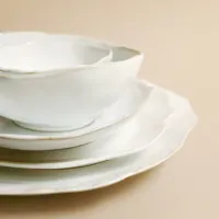 Natural Clay Stoneware Ceramic Dinnerware Set