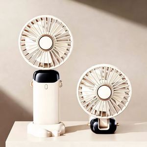 Ventilador de Mano de Escritorio con Correa para el Cuello, Pequeño, de Alta Calidad y Bajo Precio, para Viajes al Aire Libre y Refrigeración Personal - Product Image 1