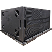Haut-parleur de sol LS3 double 18 pouces en néodyme 4 ohms avec boîtier en bois italien, basses ultra-fondes, 2400W, garantie 3 ans XM18-2