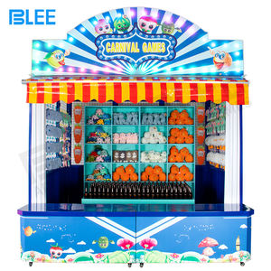 Indoor Outdoor Carnival Toss Ring On Bottle Booth Machine Children Adult Interactive Carnival Game Booth For Sale