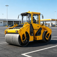Compacteur vibrant à double tambour de 13 tonnes, largeur de roulement de 2,3 m, vente directe usine