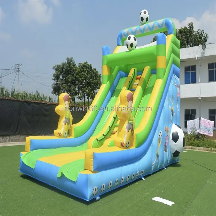 Joyful Fun Commercial Custom Design Bouncer Slide Pool Double Lane Inflatable Combo Bouncer With Slide For Outdoor Kids Rental