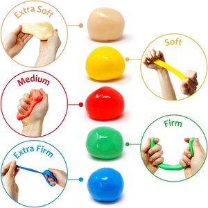 5 Strengths Therapy Colored <strong>Clay</strong> 2oz <strong>Set</strong> for Hand Rehabilitation &amp; Strengthening Unisex Ages 8-13 Silicone - Product Image 6