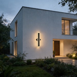 Moderne Lange Streifenförmige Lineare LED-Wandleuchte für Außenbereich Wasserdicht IP65 Einstellbare Farbtemperatur 5CCT 18W 20W 25W 30W 40W - Product Image 4
