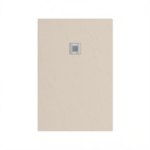 Plato de Ducha Rectangular Estasi 80 x 120 cm Color Arena con Drenaje para Baño - Product Image 3