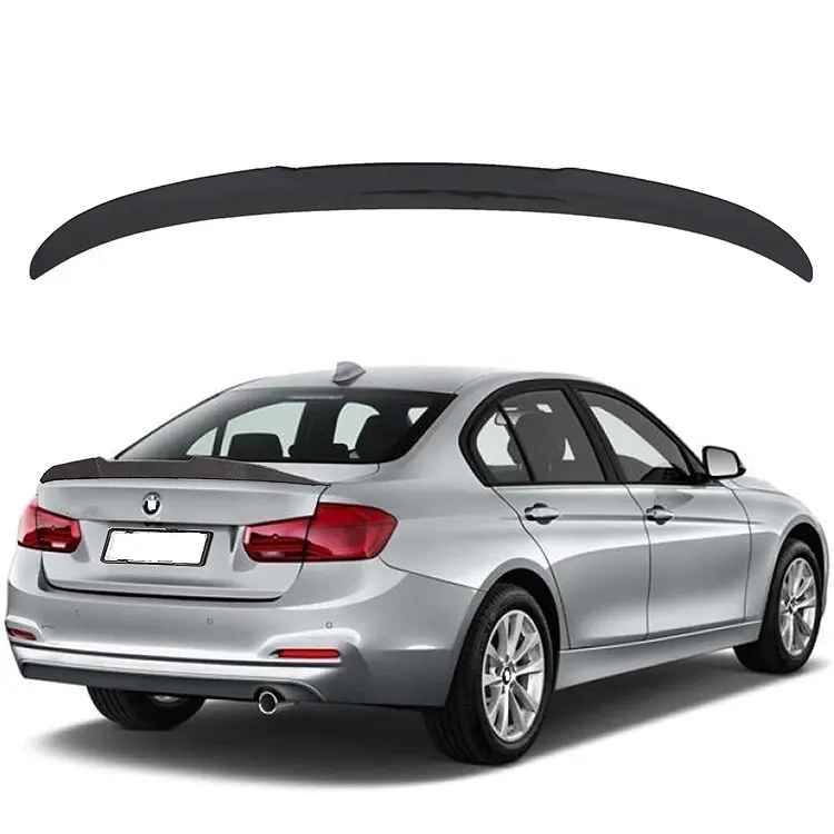 Negozio di ricambi Auto Gmax M4 Style Gloss Black Universal Trunk Tail Lip Spoiler per Auto ala posteriore adatto per BMW Series 3 F30 2012-2019