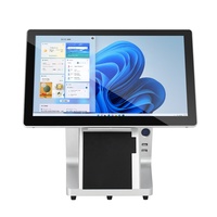 Système de caisse enregistreuse tactile tout-en-un à prix d'usine, processeur Intel I3 pour restaurant, point de vente (Windows/Linux)