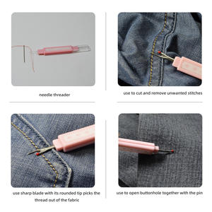 BEN YEDD Double tête aiguille enfileur point Ripper couture Ripper aiguille enfileur fil de fer bricolage couture - Product Image 3