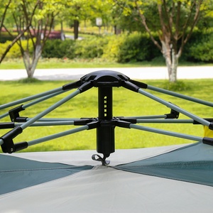 Carpa de Camping Automática para 3-4 Personas, de <span class=keywords><strong>Una</strong></span> Sola Capa, Estilo Yurta Hexagonal Mongola, para Viajes al Aire Libre - Product Image 3