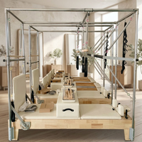 Reformer Pilates 3-en-1 en Chêne Massif avec Cadillac et Tour Trapèze – Machine de Pilates de Qualité Commerciale pour Studio de Pilates (Vente en Gros)