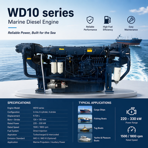 Oferta Especial: Motor Diésel Marino Weichai Serie WD10 <span class=keywords><strong>de</strong></span> 170hp-326hp con Arranque Eléctrico para <span class=keywords><strong>Barcos</strong></span> <span class=keywords><strong>de</strong></span> Trabajo <span class=keywords><strong>y</strong></span> Embarcaciones Pesqueras - Product Image 5