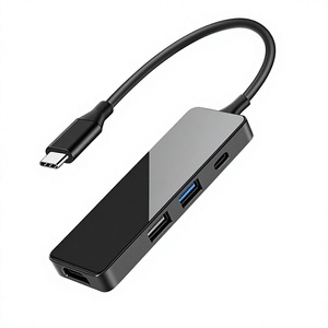 มัลติฟังก์ชั่น Type C ไปยัง USB 4พอร์ตแยกอะแดปเตอร์4 in 1 USB ฮับ3.0 OTG Type-C สำหรับ MacBook Pro PC คอมพิวเตอร์ - Product Image 1