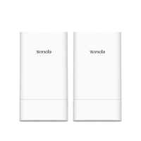 Pont Wi-Fi extérieur Tenda O1-5G 5,8 GHz 867 Mbps point à point, CPE extérieur longue distance 1 km avec 2 antennes 9 dBi