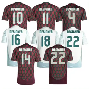 Nieuwe 2024 Mexico Voetbal Jersey Goedkope Voetbal Trui 2025 Thuis Uit Uniformen Sportkleding Volwassen Vrouwen Voetbal T-Shirt